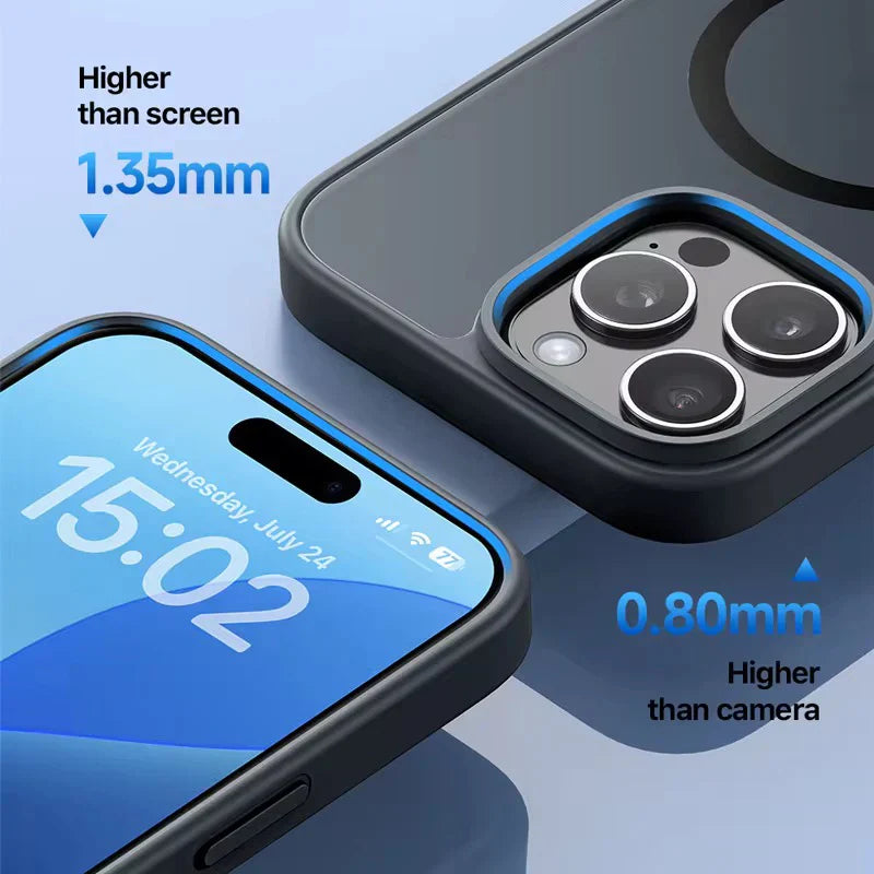 Premium Magsafe Case with Metal Camera Ring