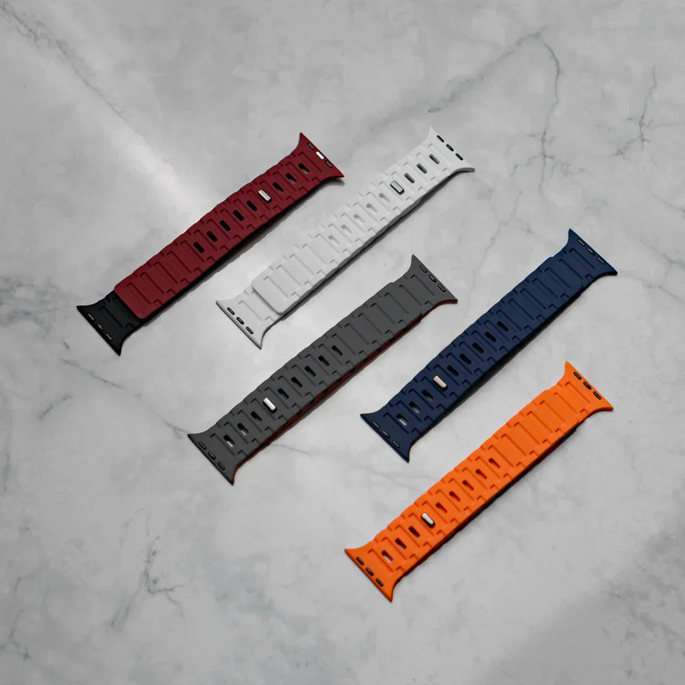 Premium Dual Silicone Magnetic Straps